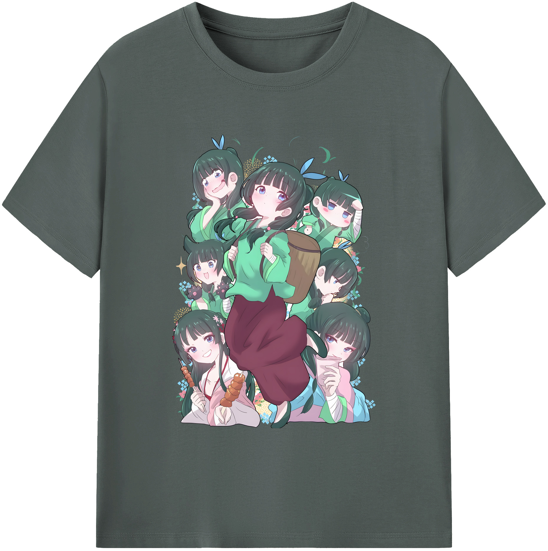 （画像用） 薬屋のひとりごと The Apothecary Diaries 綿100％ メンズ半袖Tシャツ｜肌触りやわらか＆通気性